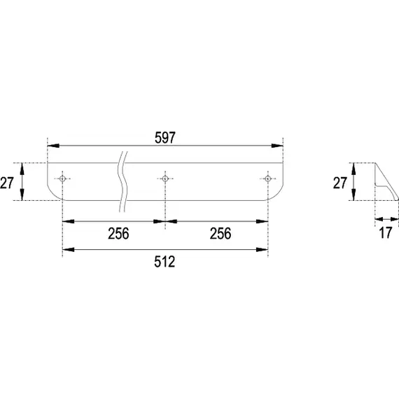 Тумба подвесная с раковиной Cezares ECO-CER-N-1200-2C-SO-NCS-P 120 см (раковина CZR-8095-120, ручки RS156GR.3/512) орех шоколад софт фото 13