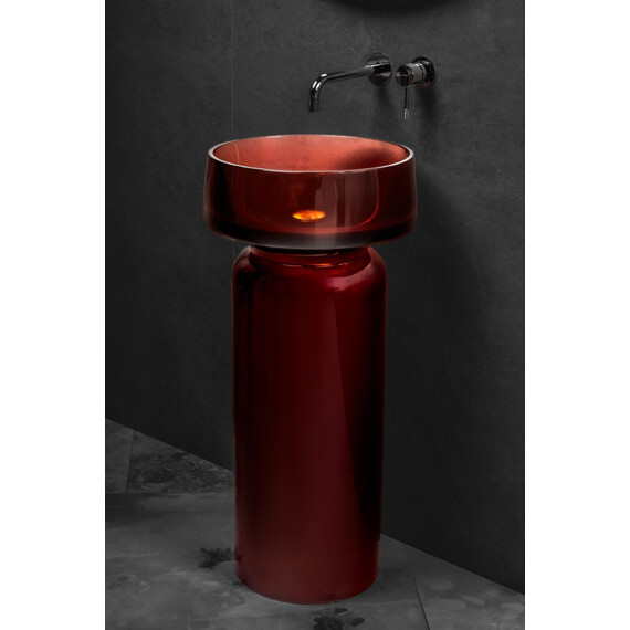 Раковина-чаша Boheme Glow 40 см 810-G-V, violet фото 4