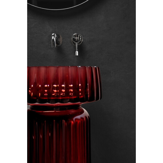 Раковина-чаша Boheme Glow 40 см 810-RIB-G-BUR, burgundy фото 10