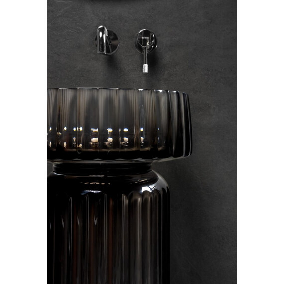 Раковина-чаша Boheme Glow 40 см 810-RIB-G-GR, transparent grey фото 3