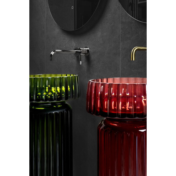 Раковина-чаша Boheme Glow 40 см 810-RIB-G-V, transparent violet фото 8