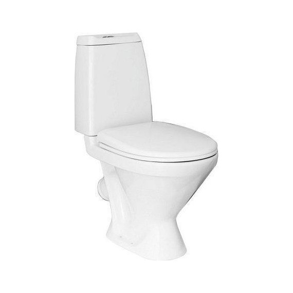 Унитаз напольный Sanita Кама эконом KMASACC01090111 с крышкой полипропилен - 2 Унитаз напольный Sanita Кама эконом KMASACC01090111 с крышкой полипропилен фото 2