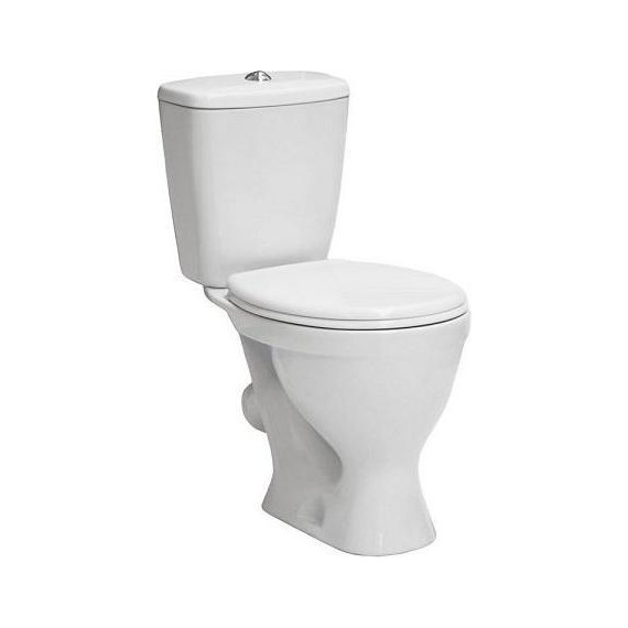 Унитаз напольный Sanita Эталон эконом WC.CC/Etalon/1-P/WHT.G/S1 с крышкой полипропилен - 2 Унитаз напольный Sanita Эталон эконом WC.CC/Etalon/1-P/WHT.G/S1 с крышкой полипропилен фото 2