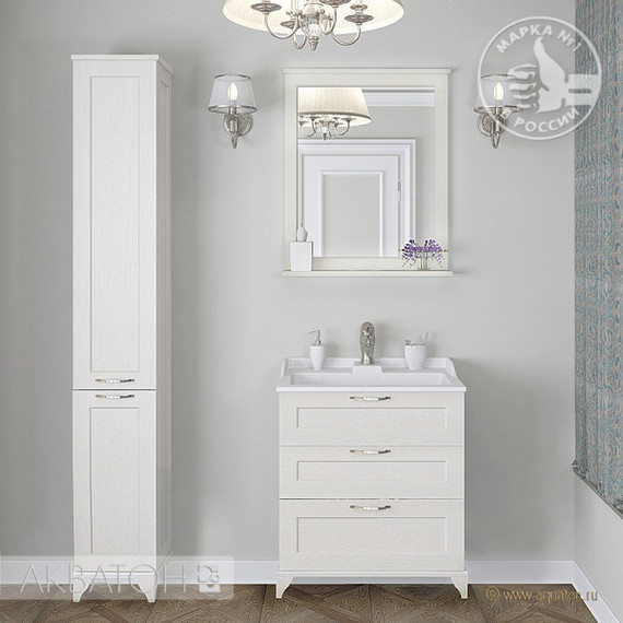 Тумба напольная с раковиной Акватон Леон 65Н 1A1946K0LBPS0, дуб белый - 5 Тумба напольная с раковиной Акватон Леон 65Н 1A1946K0LBPS0, дуб белый фото 5