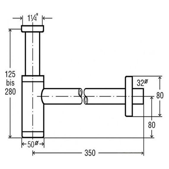 Сифон для умывальника Viega Eleganta 1 440190 DN32 фото 3