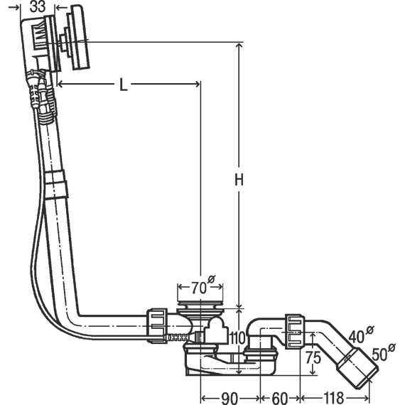 Сифон для ванны Viega Multiplex Trio Visign MT9 723347 фото 4