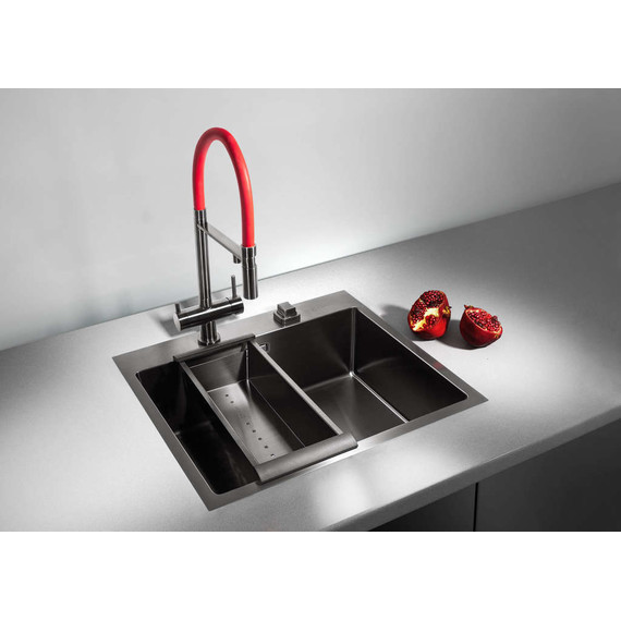 Кухонная мойка Omoikiri AKISAME 51-IN (4973438) 1,2 мм, нержавеющая сталь, Цвет производителя: нержавеющая сталь матовая - 5 Кухонная мойка Omoikiri AKISAME 51-IN (4973438) 1,2 мм, нержавеющая сталь, Цвет производителя: нержавеющая сталь матовая фото 5