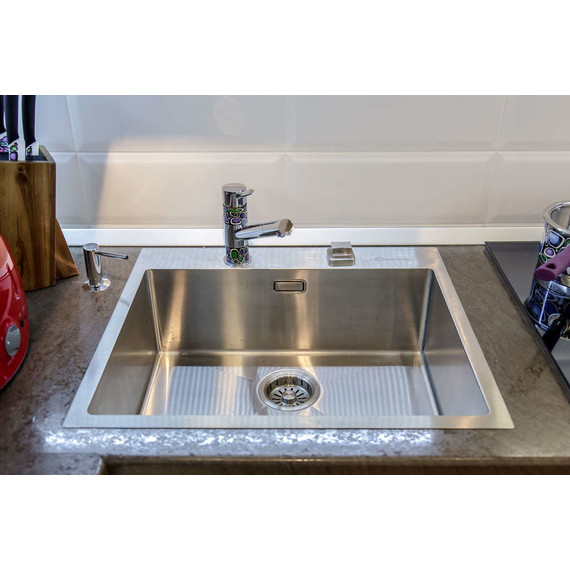 Кухонная мойка Omoikiri AKISAME 59-IN (4973055) 1,2 мм, нержавеющая сталь, Цвет производителя: нержавеющая сталь матовая фото 3