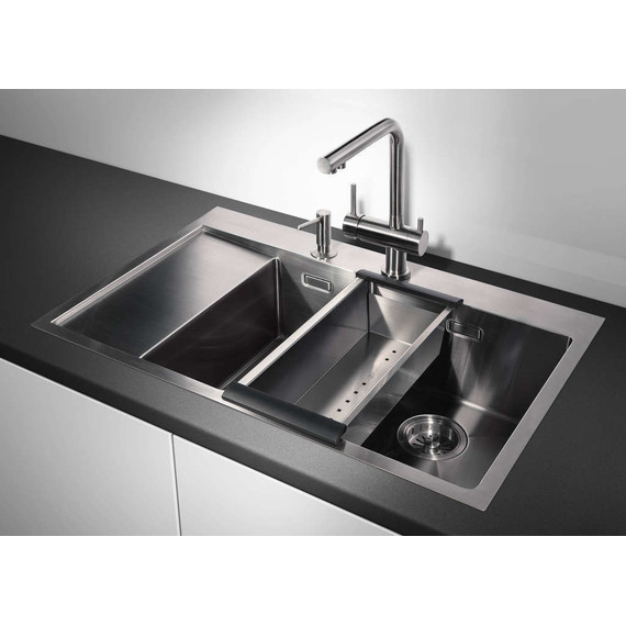 Кухонная мойка Omoikiri AKISAME 78-2-IN-R (4973063) 1,2 мм, нержавеющая сталь, Цвет производителя: нержавеющая сталь матовая - 3 Кухонная мойка Omoikiri AKISAME 78-2-IN-R (4973063) 1,2 мм, нержавеющая сталь, Цвет производителя: нержавеющая сталь матовая фото 3