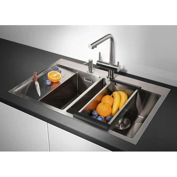 Кухонная мойка Omoikiri AKISAME 78-2-IN-R (4973063) 1,2 мм, нержавеющая сталь, Цвет производителя: нержавеющая сталь матовая - 6 Кухонная мойка Omoikiri AKISAME 78-2-IN-R (4973063) 1,2 мм, нержавеющая сталь, Цвет производителя: нержавеющая сталь матовая фото 6