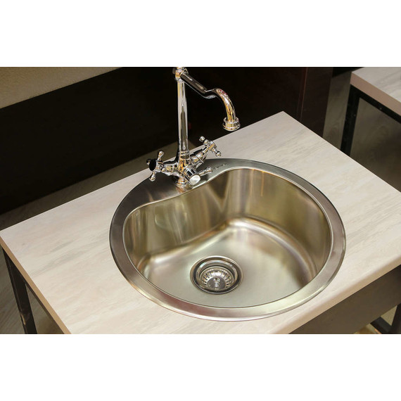 Кухонная мойка Omoikiri SAROMA 51-1-IN (4993007) 0,8 мм, нержавеющая сталь, Цвет производителя: нержавеющая сталь матовая фото 3