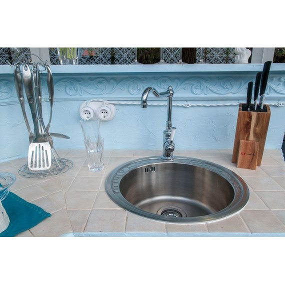 Кухонная мойка Omoikiri TOVADA 49-1-IN (4993006) 0,8 мм, нержавеющая сталь фото 4