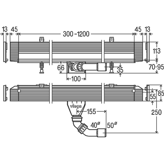Трап Viega Advantix Vario 736736 - 4 Трап Viega Advantix Vario 736736 фото 4