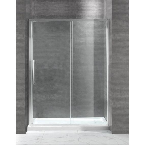Душевая дверь Cezares Lux-Soft BF-1 130 см хром/прозрачное фото 