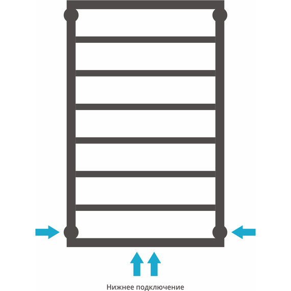 Полотенцесушитель водяной Сунержа Канцлер П8 1000x500 мм 00-0254-1050 фото 5