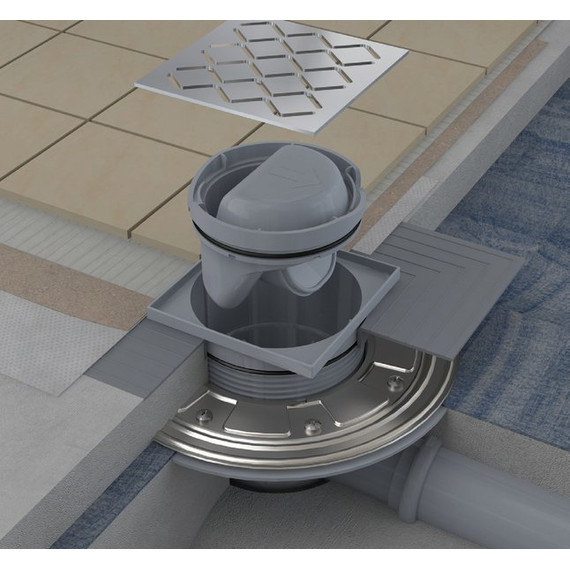 Сливной трап Ravak SN501 105х105/50 X01435 фото 2