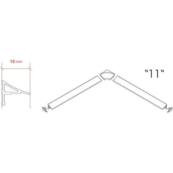 Декоративная планка Ravak 11/1100 XB461100001 - 3 Декоративная планка Ravak 11/1100 XB461100001 фото 3