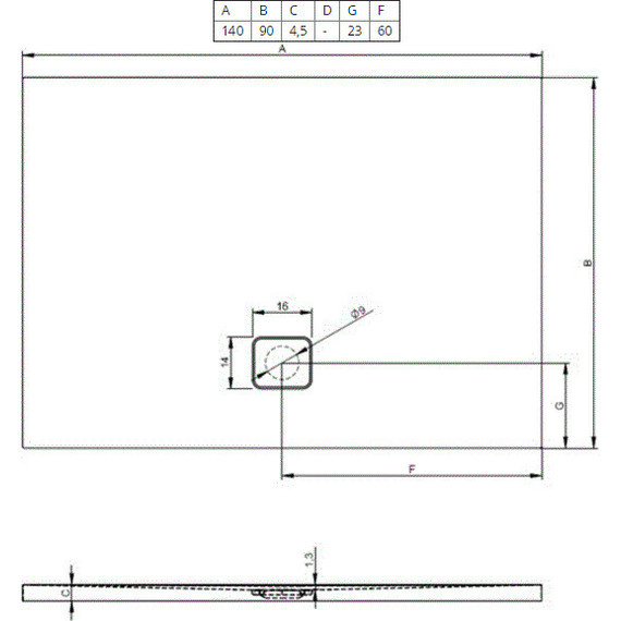 Акриловый поддон Riho Basel 418 140х90 см DC280050000000S - 2 Акриловый поддон Riho Basel 418 140х90 см DC280050000000S фото 2