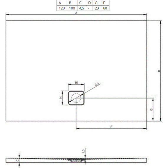 Акриловый поддон Riho Basel 432 120х100 см DC360050000000S - 2 Акриловый поддон Riho Basel 432 120х100 см DC360050000000S фото 2