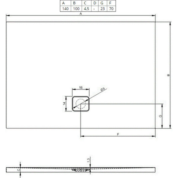 Акриловый поддон Riho Basel 434 140х100 см DC380050000000S - 2 Акриловый поддон Riho Basel 434 140х100 см DC380050000000S фото 2