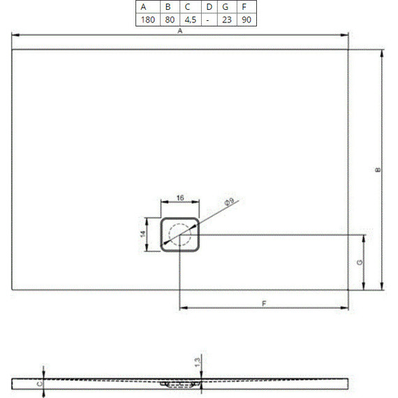 Акриловый поддон Riho Basel 424 180х80 см DC390050000000S - 2 Акриловый поддон Riho Basel 424 180х80 см DC390050000000S фото 2