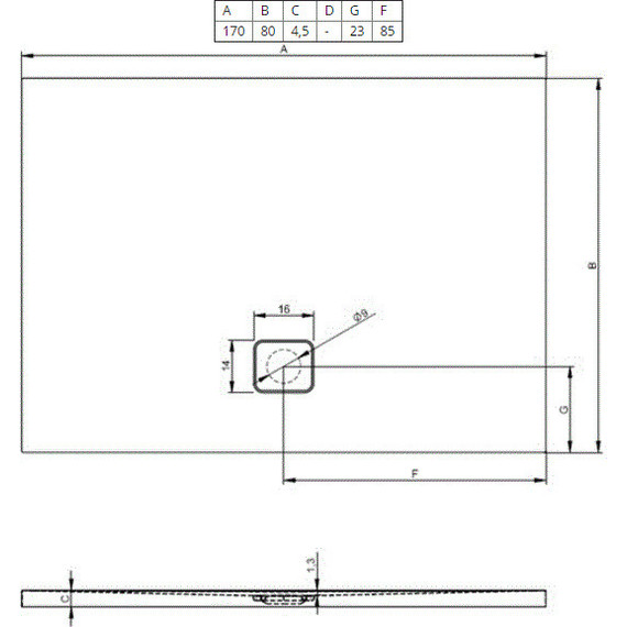 Акриловый поддон Riho Basel 411 170х80 см DC210050000000S - 2 Акриловый поддон Riho Basel 411 170х80 см DC210050000000S фото 2