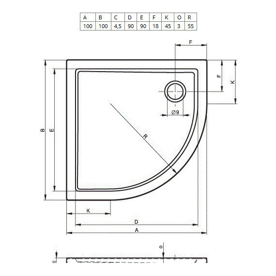 Акриловый поддон Riho Zurich 284 100х100 см DA9200500000000 - 2 Акриловый поддон Riho Zurich 284 100х100 см DA9200500000000 фото 2
