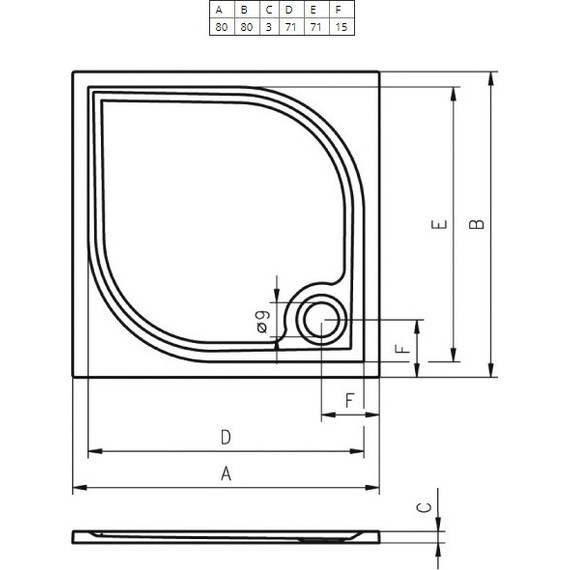 Мраморный поддон Riho Kolping DB20 80х80 см DB2000500000000 - 2 Мраморный поддон Riho Kolping DB20 80х80 см DB2000500000000 фото 2