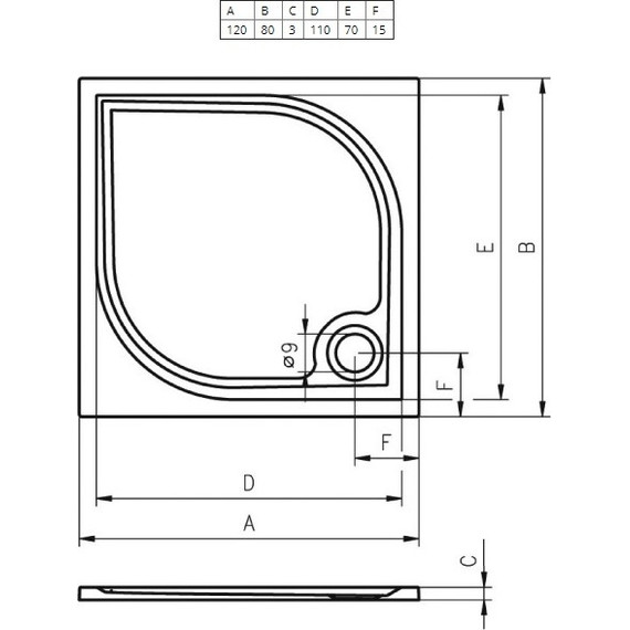 Мраморный поддон Riho Kolping DB33 120х80 см DB3300500000000 - 2 Мраморный поддон Riho Kolping DB33 120х80 см DB3300500000000 фото 2