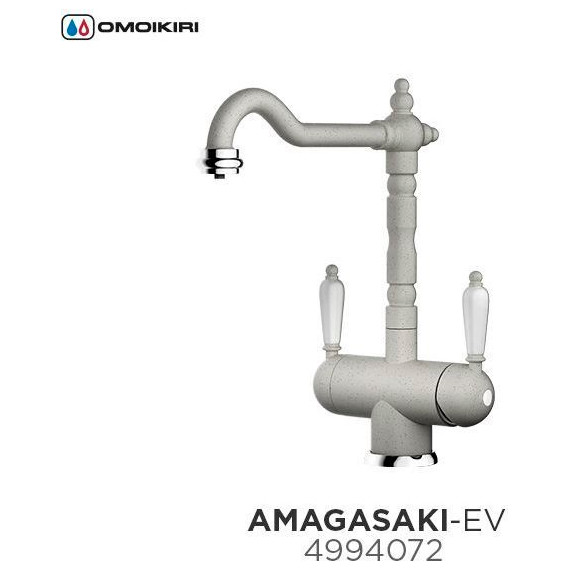 Смеситель для кухни Omoikiri Amagasaki-EV 4994072, хром/эверест - 3 Смеситель для кухни Omoikiri Amagasaki-EV 4994072, хром/эверест фото 3
