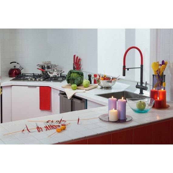 Смеситель для кухни Omoikiri Kanto-PVD-GM 4994013, вороненая сталь/красный - 13 Смеситель для кухни Omoikiri Kanto-PVD-GM 4994013, вороненая сталь/красный фото 13