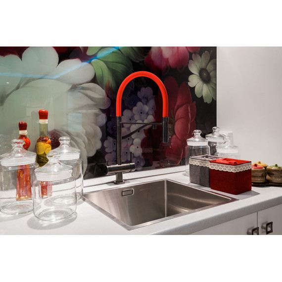 Смеситель для кухни Omoikiri Kanto-PVD-GM 4994013, вороненая сталь/красный - 14 Смеситель для кухни Omoikiri Kanto-PVD-GM 4994013, вороненая сталь/красный фото 14