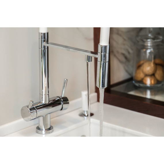 Смеситель для кухни Omoikiri Kanto-C 4994015, хром/белый фото 15