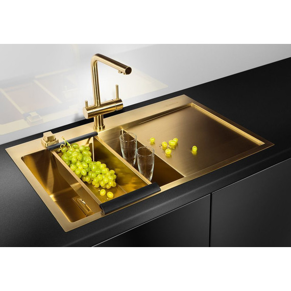 Смеситель для кухни Omoikiri Nagano-PVD-G 4994178, светлое золото - 12 Смеситель для кухни Omoikiri Nagano-PVD-G 4994178, светлое золото фото 12