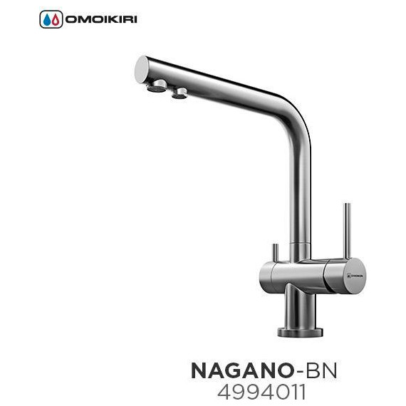 Смеситель для кухни Omoikiri Nagano-BN 4994011, сталь - 7 Смеситель для кухни Omoikiri Nagano-BN 4994011, сталь фото 7