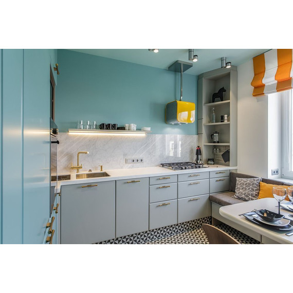 Смеситель для кухни Omoikiri Nagano-PVD-G 4994178, светлое золото - 7 Смеситель для кухни Omoikiri Nagano-PVD-G 4994178, светлое золото фото 7