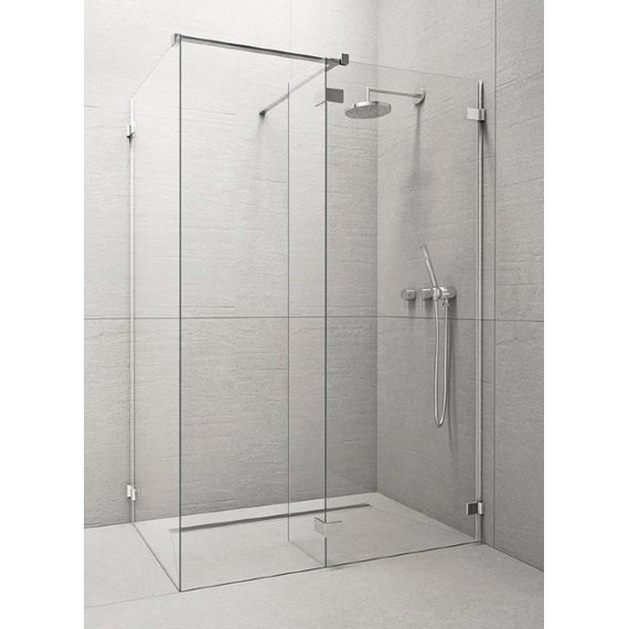 Душевое ограждение Radaway Euphoria Walk-in III 140х90 см, хром/прозрачное фото 