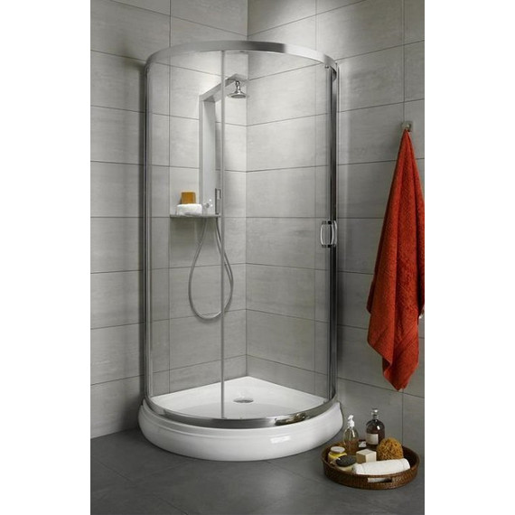 Душевое ограждение Radaway Premium Plus B 90х90х190 см, хром/прозрачное фото 