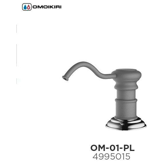 Дозатор для моющего средства OM-01-PL 4995015, платина - 4 Дозатор для моющего средства OM-01-PL 4995015, платина фото 4