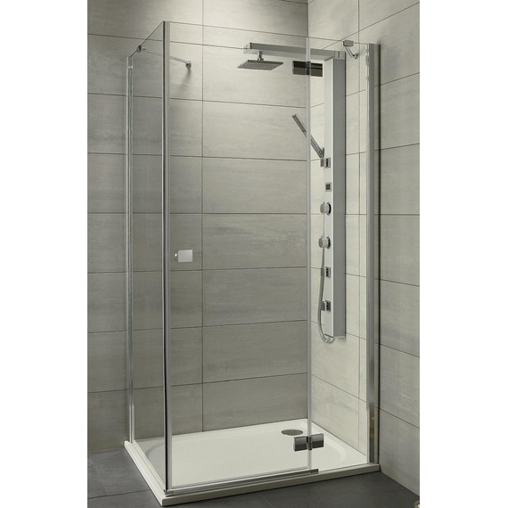 Душевое ограждение Radaway Almatea KDJ R 80х80 см, хром/прозрачное фото 