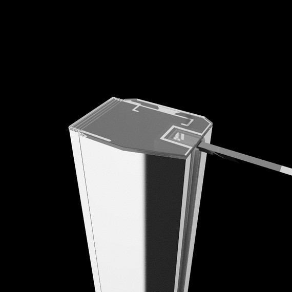 Душевая дверь Radaway Almatea DWJ L 80 см, хром/прозрачное - 10 Душевая дверь Radaway Almatea DWJ L 80 см, хром/прозрачное фото 10