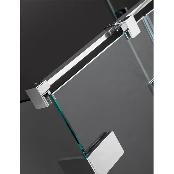 Душевое ограждение Radaway Arta KDJ II + S1 140х100 см L/R, хром/прозрачное фото 8