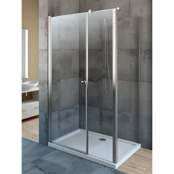 Душевое ограждение Radaway EOS KDS 100х90 см L/R, хром/прозрачное фото 4