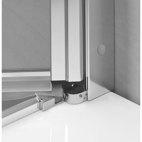 Душевое ограждение Radaway EOS II PDD 90х90 см, хром/прозрачное фото 9