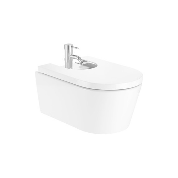 Крышка для биде Roca INSPIRA ROUND, микролифт - 2 Крышка для биде Roca INSPIRA ROUND, микролифт фото 2