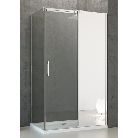 Душевое ограждение Radaway Espera KDJ Mirror 120х100 см L/R, хром/прозрачное/зеркальное фото 4