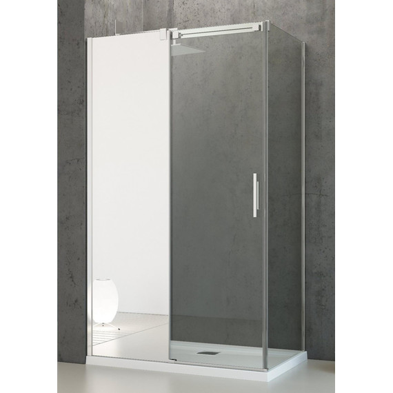 Душевое ограждение Radaway Espera KDJ Mirror 140х100 см L/R, хром/прозрачное/зеркальное фото 