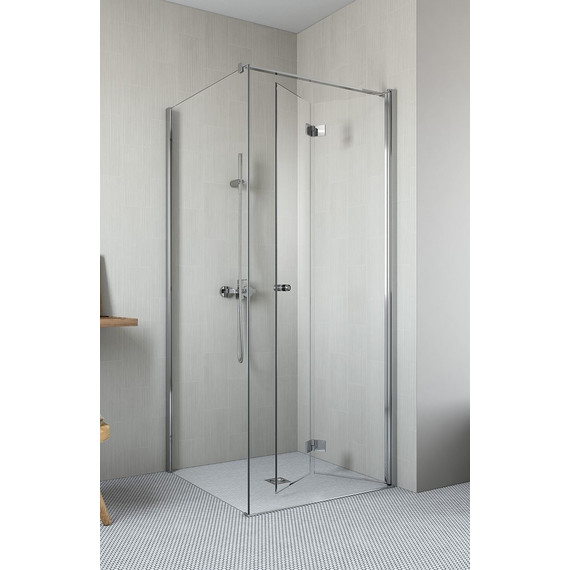 Душевое ограждение Radaway Essenza New KDJ-B 90х90 см L/R, хром/прозрачное фото 