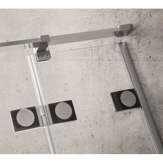 Душевое ограждение Radaway Euphoria PDD 80х80 см, хром/прозрачное фото 4