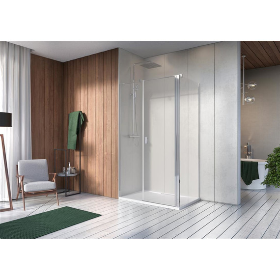 Душевое ограждение Radaway Nes KDS II 100х90 см L/R, хром/прозрачное фото 5